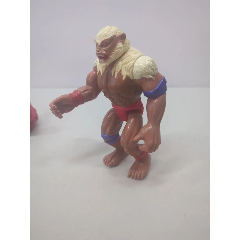 Lot Of 4 Vtg Thundercats Figures Wilykit Monkian Mumm-Ra, Tuska Warrior *Read